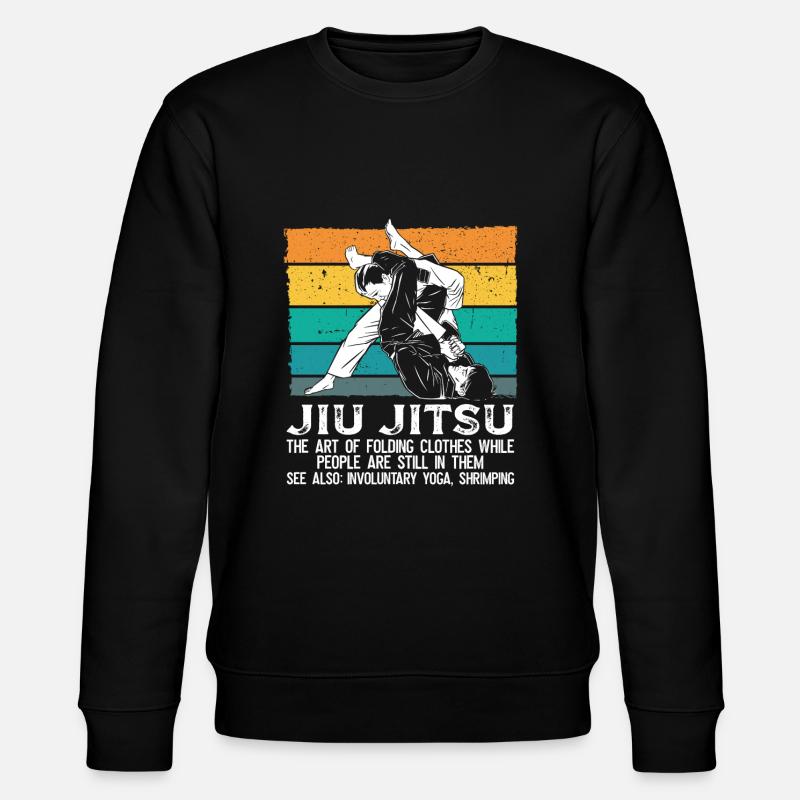 Grappling Brésilien JiuJitsu BJJ Cadeaux - Sweat bio CHANGER Stanley/Stella Unisexe - noir
