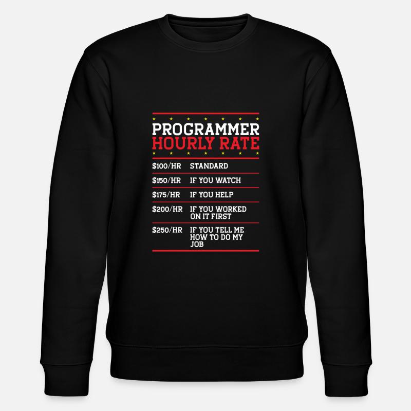 Programmierer Coder Code Computer - Stanley/Stella Unisex Bio-Sweatshirt CHANGER  - Schwarz
