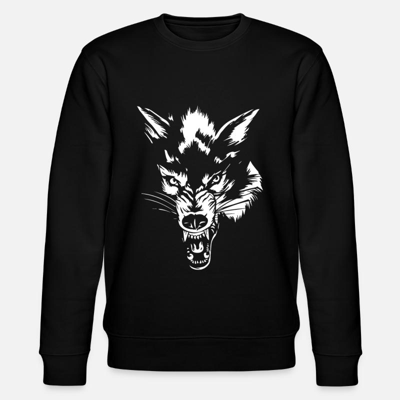 Loup - Sweat bio CHANGER Stanley/Stella Unisexe - noir
