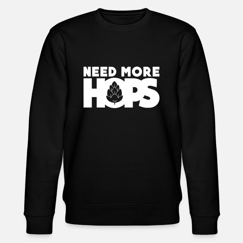 Need more hops - Stanley/Stella Unisex Bio-Sweatshirt CHANGER  - Schwarz