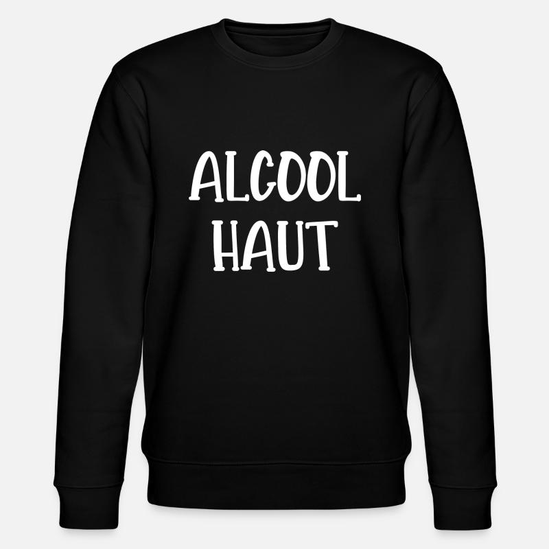 alcool haut - Sweat bio CHANGER Stanley/Stella Unisexe - noir