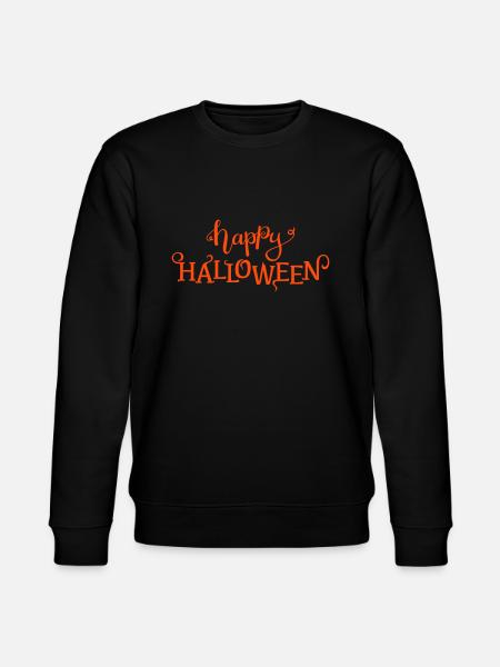 Joyeux lettrage d’halloween - Sweat bio CHANGER Stanley/Stella Unisexe - noir