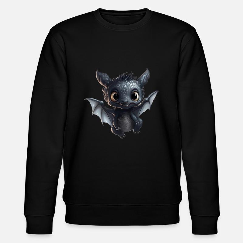 Mignon dragon noir - Sweat bio CHANGER Stanley/Stella Unisexe - noir