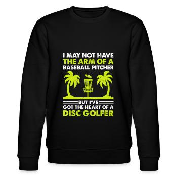 Disc Golf Player Disc Golfer Frisbee Player Par Pu - Sweat bio CHANGER Stanley/Stella Unisexe - noir - Devant - Nik (191cm) & Marisol (170cm)