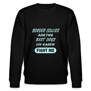 Border collie fille femmes chiot maître - Sweat bio CHANGER Stanley/Stella Unisexe - noir - Devant - Nik (191cm) & Marisol (170cm)