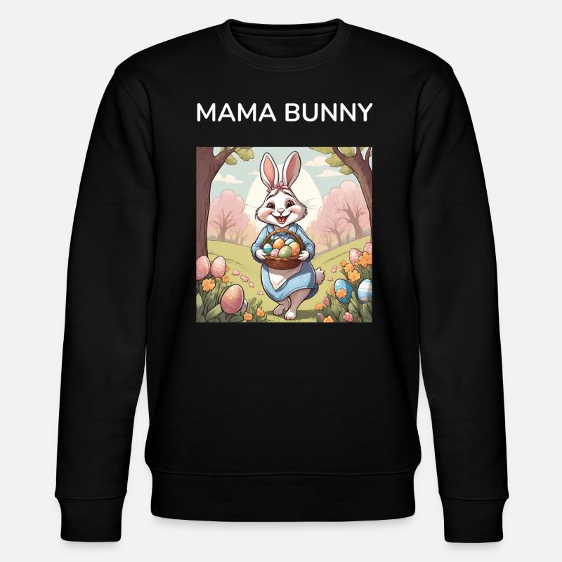 Maman Lapin Maman Cadeau - Sweat bio CHANGER Stanley/Stella Unisexe - noir