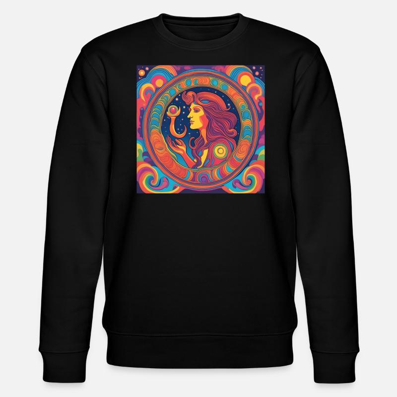 Vierge Astro Cadeau d’anniversaire - Sweat bio CHANGER Stanley/Stella Unisexe - noir