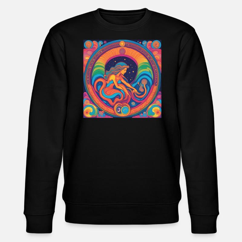 Idée cadeau d’anniversaire astrologie Vierge - Sweat bio CHANGER Stanley/Stella Unisexe - noir