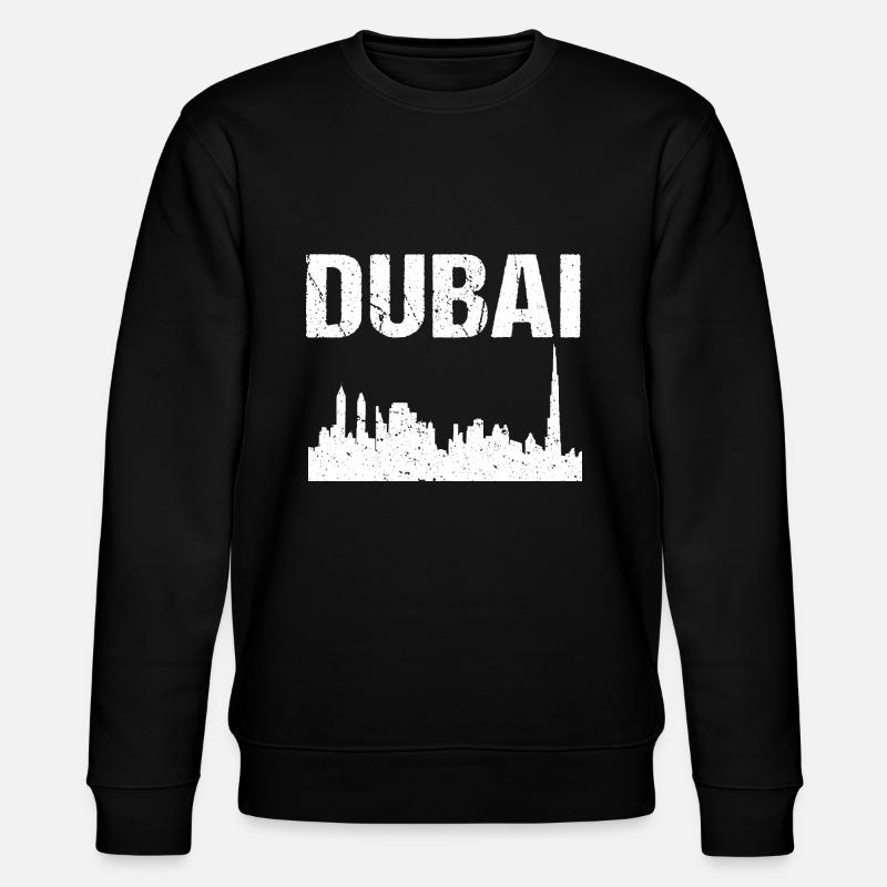 Dubai Skyline Capital Dubai - Sweat bio CHANGER Stanley/Stella Unisexe - noir