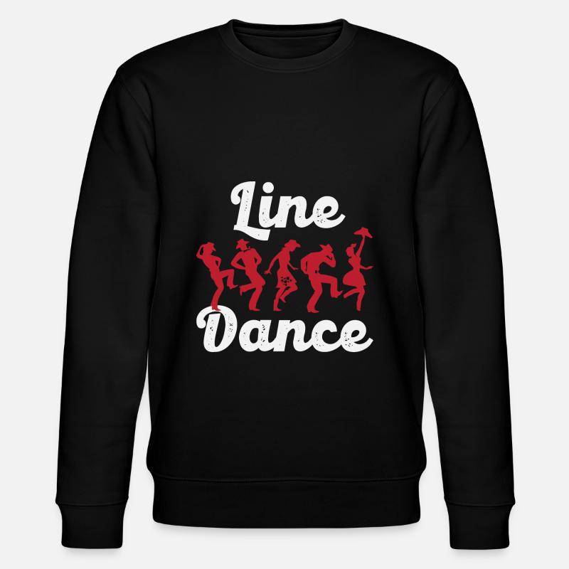 Line Dance - Stanley/Stella Unisex Bio-Sweatshirt CHANGER  - Schwarz