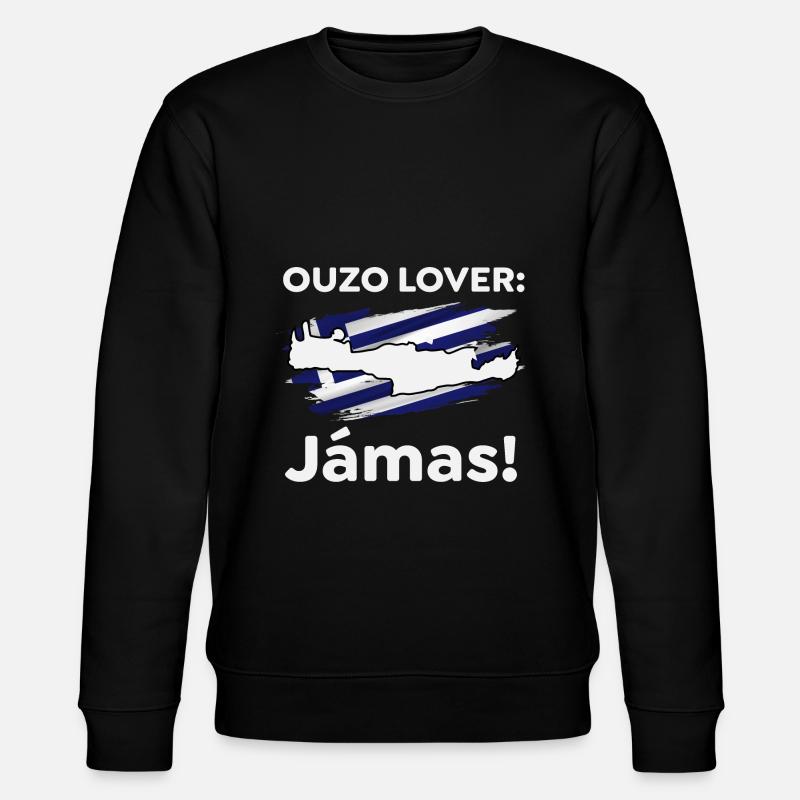 Jamas Ouzo Lover - Sweat bio CHANGER Stanley/Stella Unisexe - noir