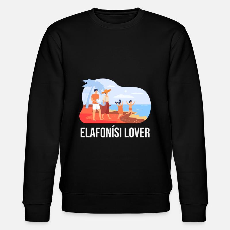 Elafonisi Lover - Stanley/Stella CHANGER Unisex Organic Sweatshirt - black