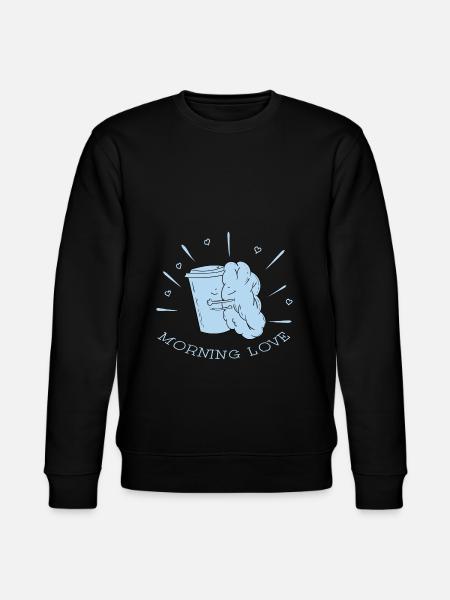 morning love 0 - Stanley/Stella CHANGER Unisex Organic Sweatshirt - black