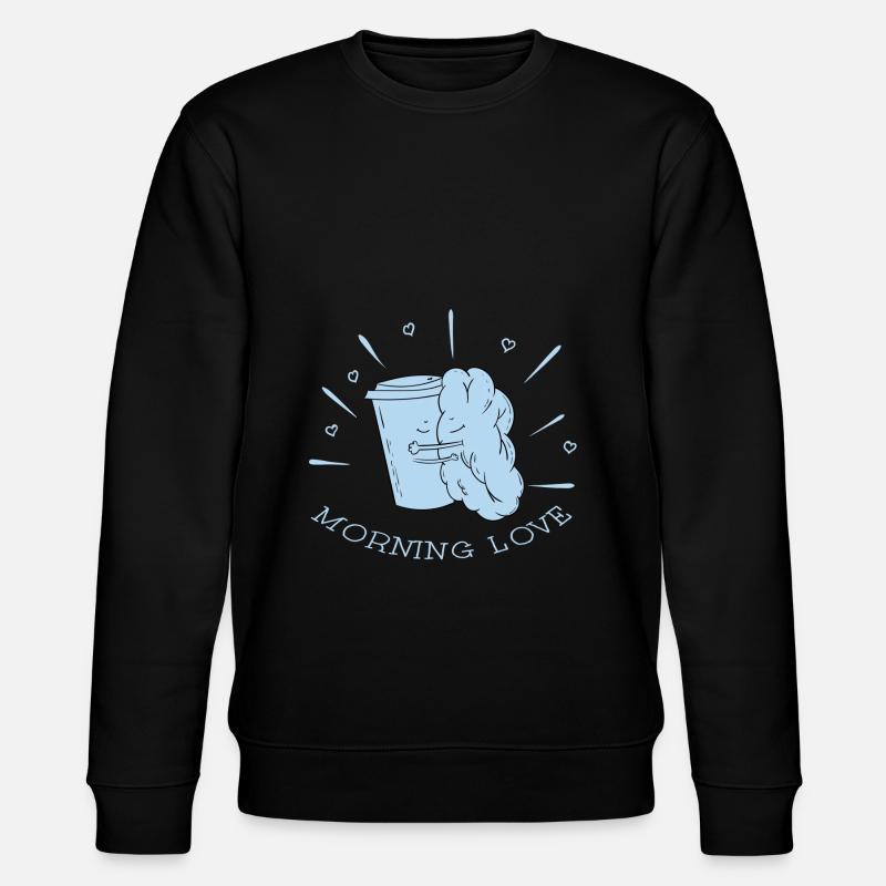 morning love 0 - Stanley/Stella Unisex Bio-Sweatshirt CHANGER  - Schwarz
