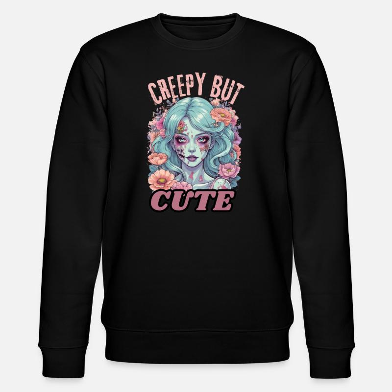 Effrayant mais mignon. - Sweat bio CHANGER Stanley/Stella Unisexe - noir