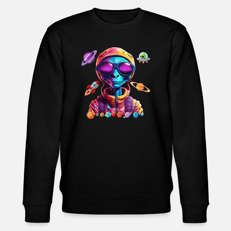 Extraterrestre de l’espace. - Sweat bio CHANGER Stanley/Stella Unisexe - noir