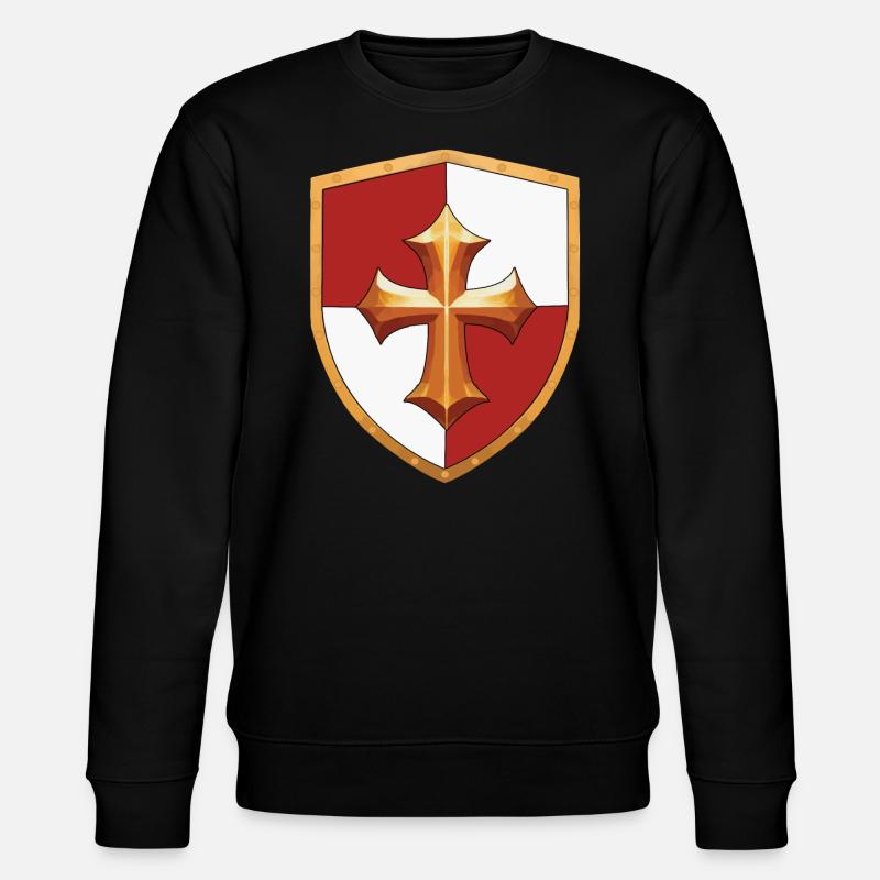 Shield Ren Faire Ritterturnier - Stanley/Stella Unisex Bio-Sweatshirt CHANGER  - Schwarz