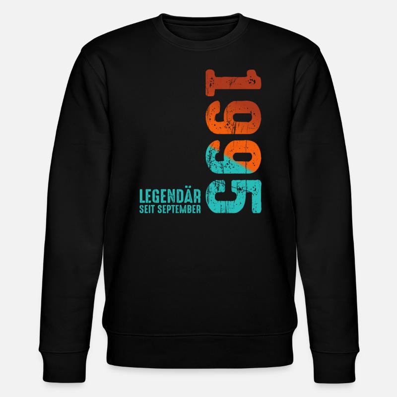 September 1995 Legendär Seit - Stanley/Stella Unisex Bio-Sweatshirt CHANGER  - Schwarz