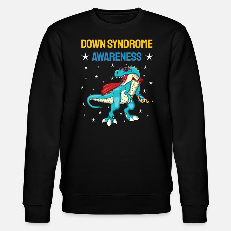 Conscience du syndrome de Down - Sweat bio CHANGER Stanley/Stella Unisexe - noir