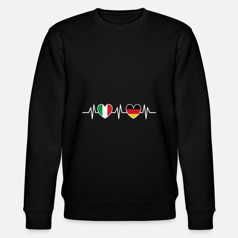 Italien - Stanley/Stella Unisex Bio-Sweatshirt CHANGER  - Schwarz