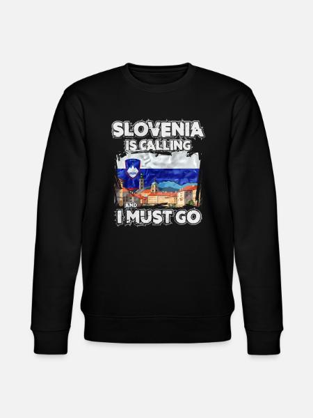 Slovenia - Stanley/Stella CHANGER Unisex Organic Sweatshirt - black
