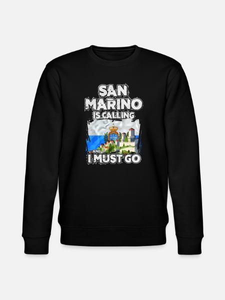 San Marino - Stanley/Stella CHANGER Unisex Organic Sweatshirt - black