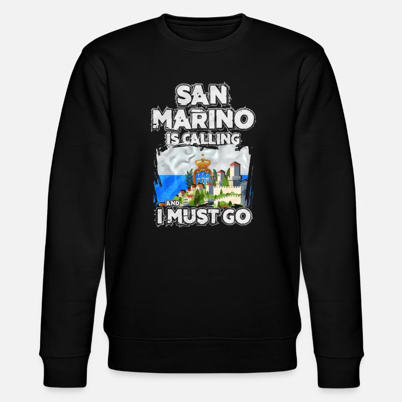 Saint-Marin - Sweat bio CHANGER Stanley/Stella Unisexe - noir