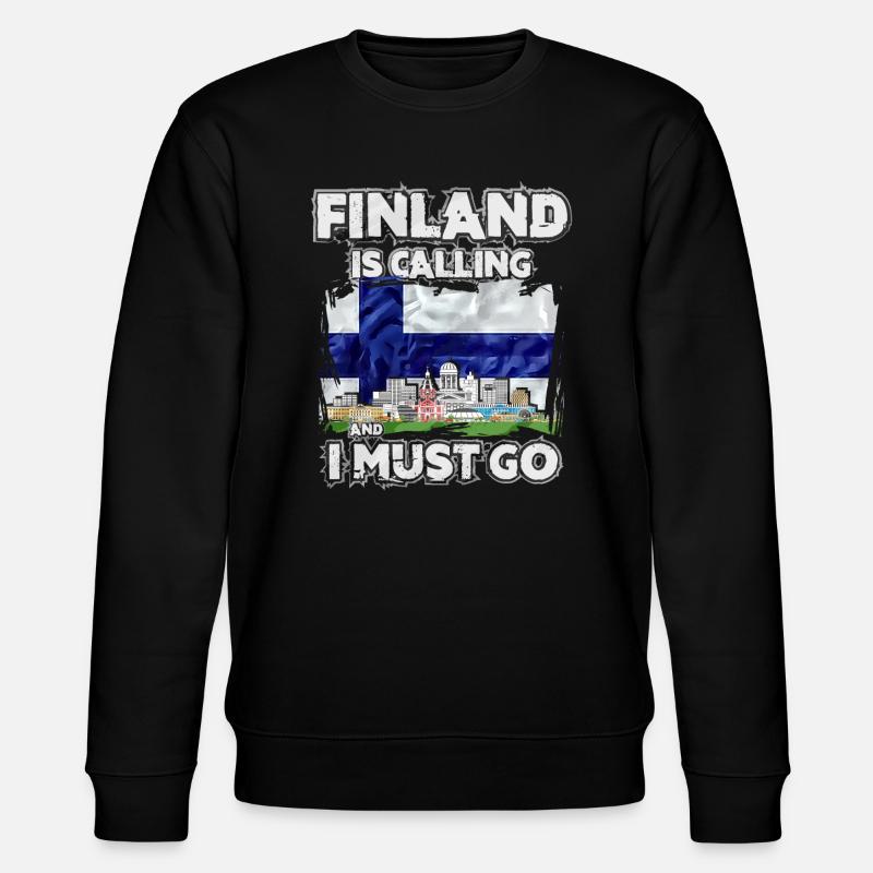 Finlande - Sweat bio CHANGER Stanley/Stella Unisexe - noir