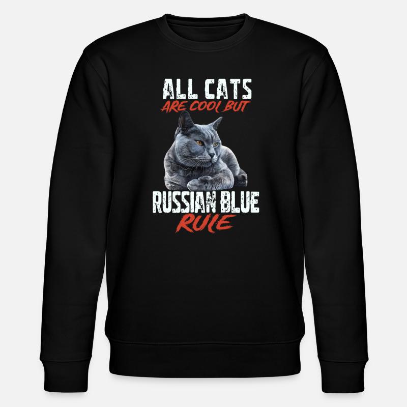 Bleu russe - Sweat bio CHANGER Stanley/Stella Unisexe - noir
