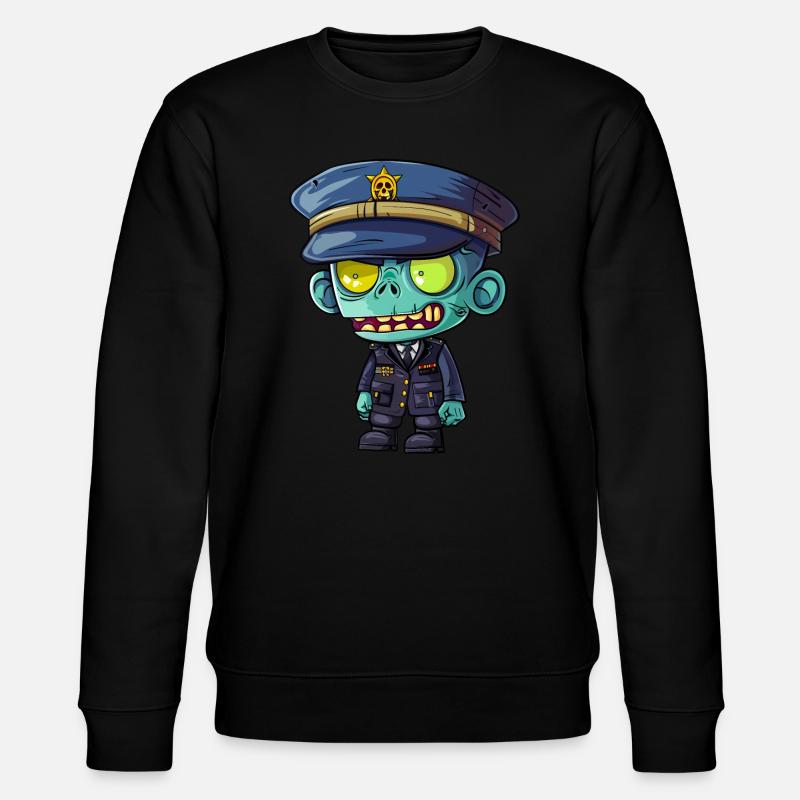 Ship Captain Halloween - Stanley/Stella CHANGER Unisex Organic Sweatshirt - black