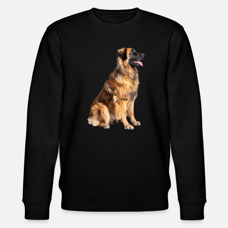 Leonberger Dad Papa - Stanley/Stella Unisex Bio-Sweatshirt CHANGER - Schwarz