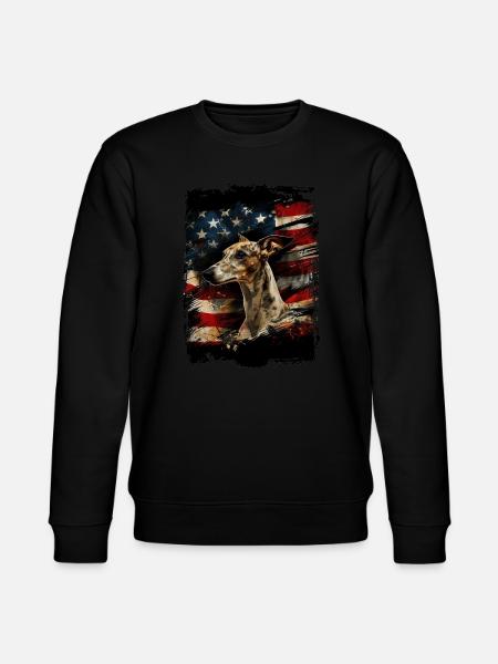 Greyhound America Usa - Stanley/Stella CHANGER Unisex Organic Sweatshirt - black