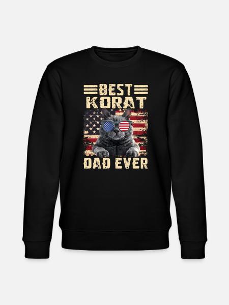 Korat Papa - Stanley/Stella CHANGER Unisex Organic Sweatshirt - black