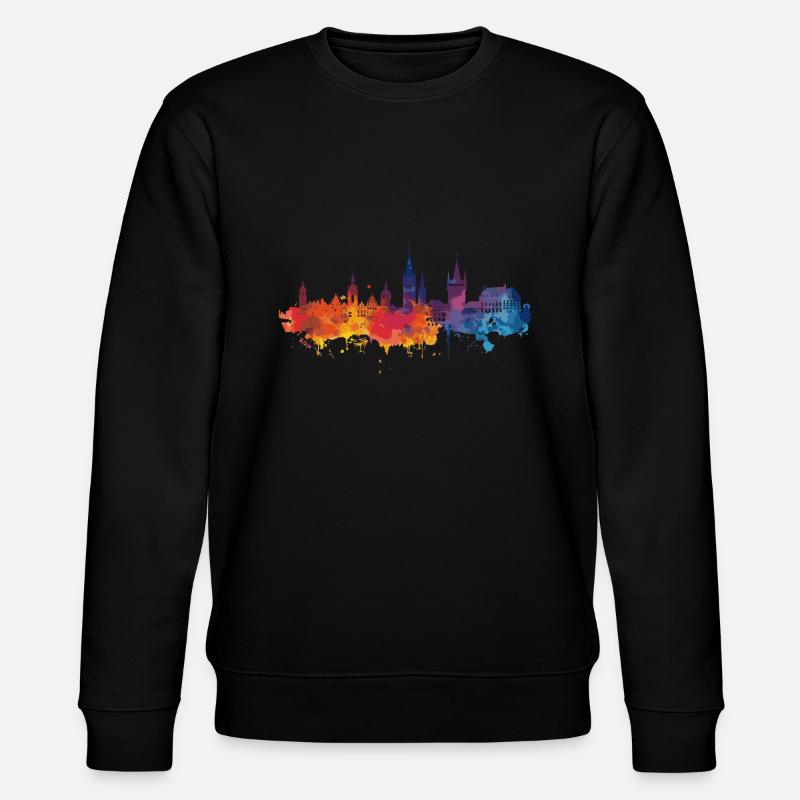 Lichtenfels - Stanley/Stella Unisex Bio-Sweatshirt CHANGER  - Schwarz
