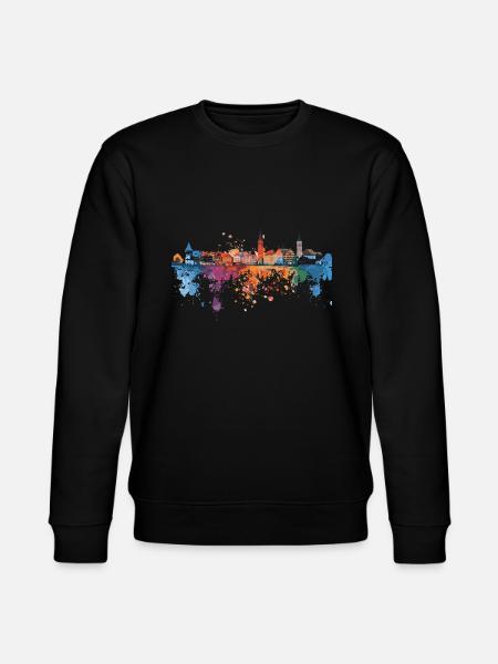 Lindau (Lake Constance) - Stanley/Stella CHANGER Unisex Organic Sweatshirt - black