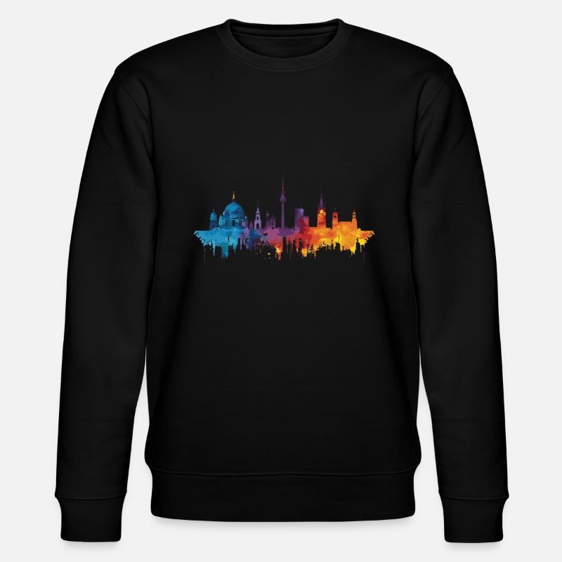 Moormerland - Stanley/Stella Unisex Bio-Sweatshirt CHANGER  - Schwarz