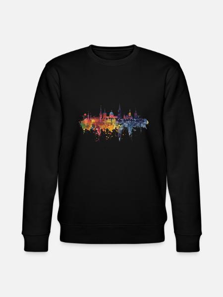 Offenbach am Main - Stanley/Stella Unisex Bio-Sweatshirt CHANGER  - Schwarz