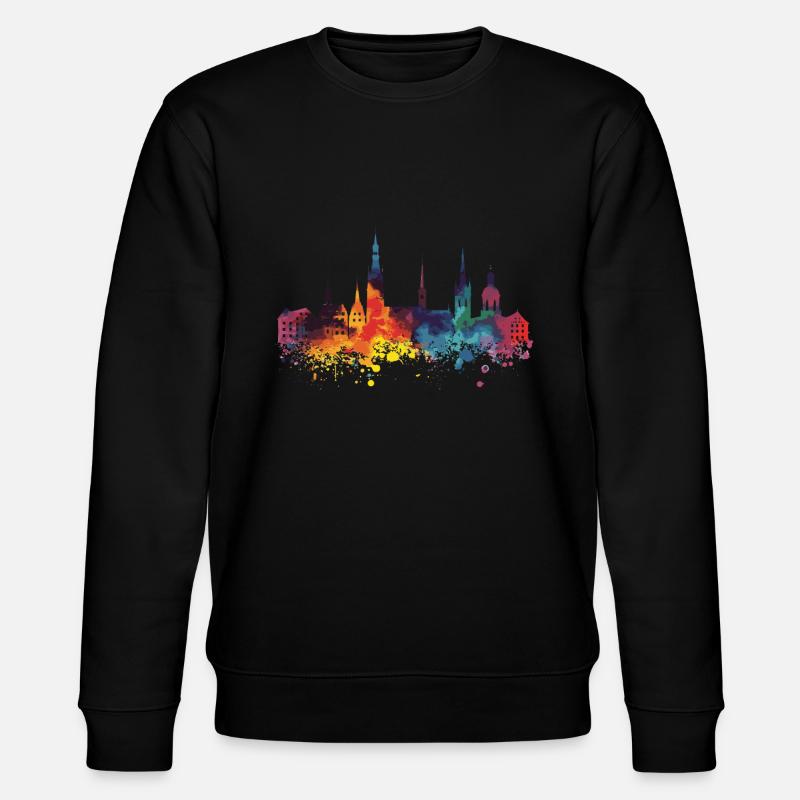 Paderborn - Stanley/Stella Unisex Bio-Sweatshirt CHANGER  - Schwarz