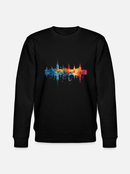 Staßfurt - Stanley/Stella Unisex Bio-Sweatshirt CHANGER  - Schwarz