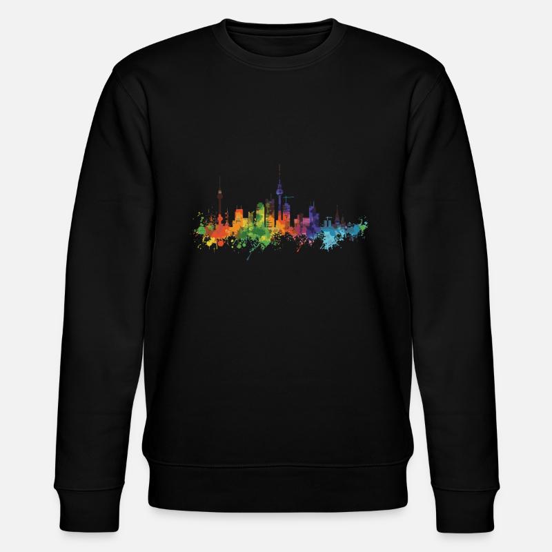 Stuttgart - Sweat bio CHANGER Stanley/Stella Unisexe - noir