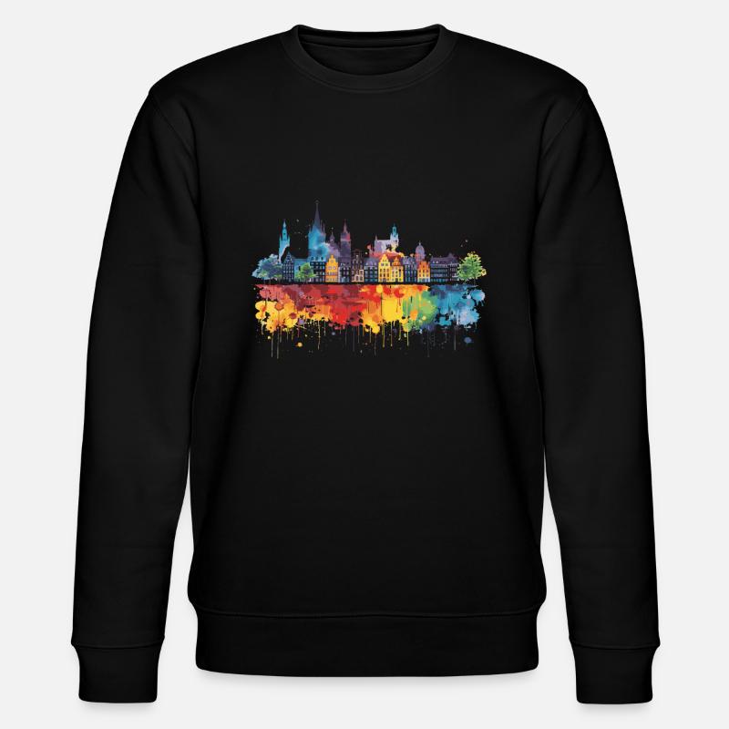 Buchholz in der Nordheide - Stanley/Stella CHANGER Unisex Organic Sweatshirt - black