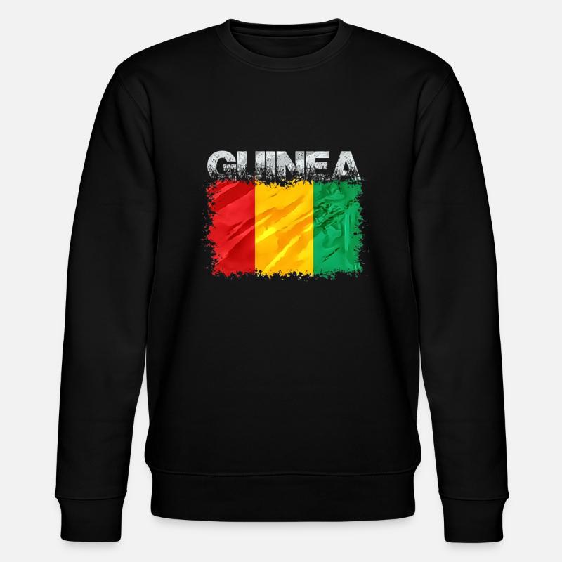 Guinea - Stanley/Stella Unisex Bio-Sweatshirt CHANGER  - Schwarz