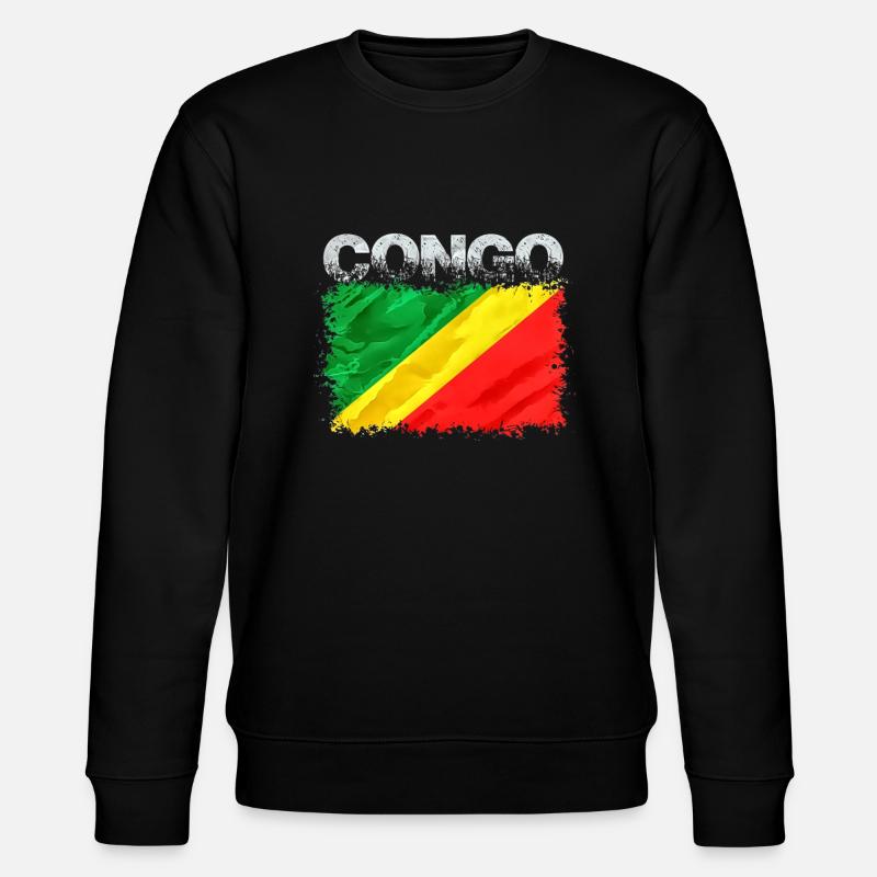 Kongo - Stanley/Stella Unisex Bio-Sweatshirt CHANGER  - Schwarz
