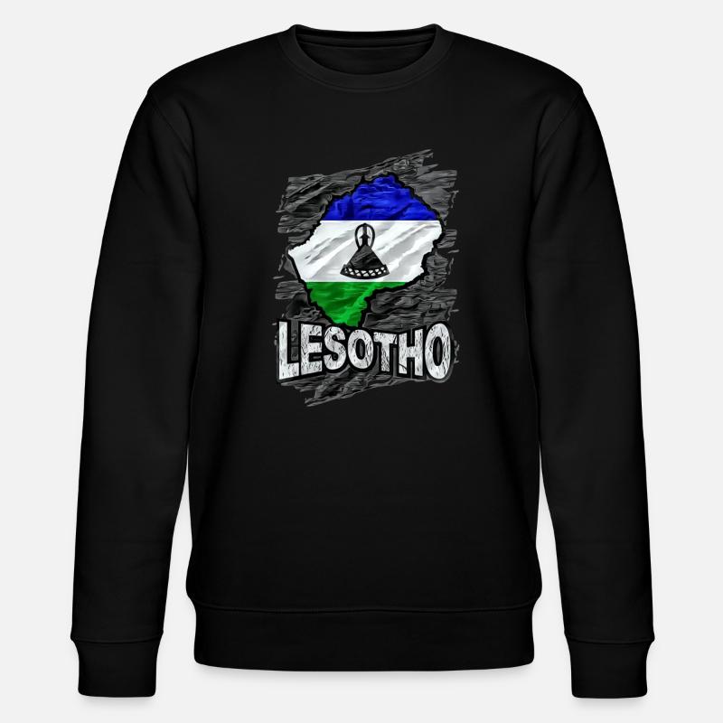Lesotho - Stanley/Stella CHANGER Unisex Organic Sweatshirt - black