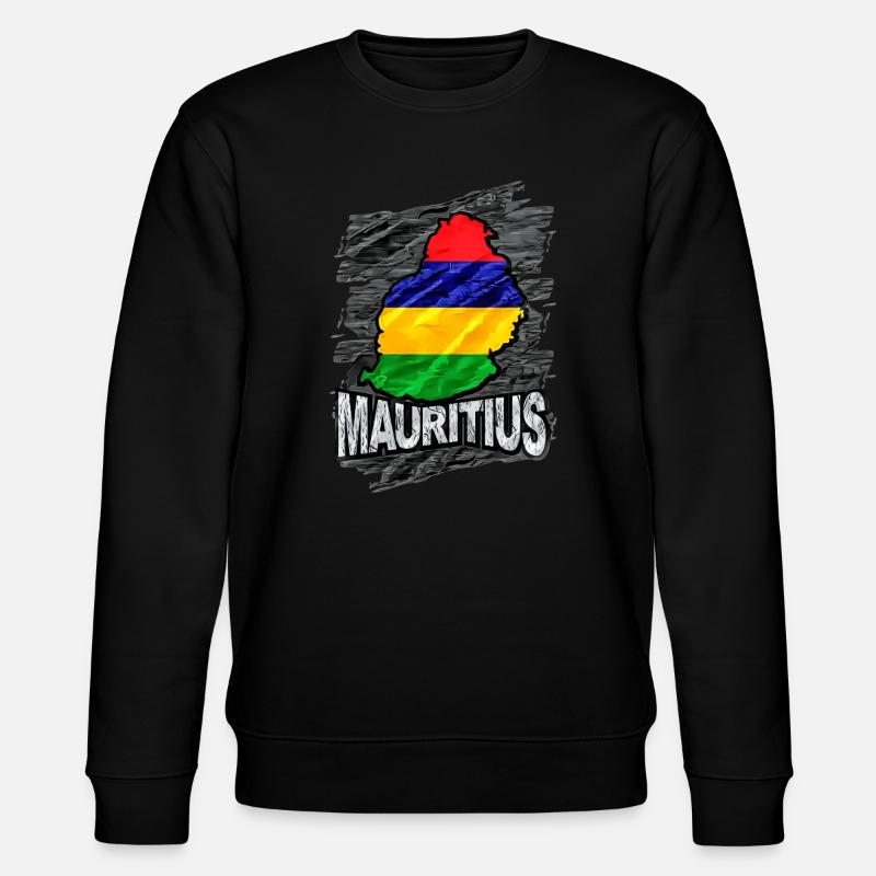 Mauritius - Stanley/Stella Unisex Bio-Sweatshirt CHANGER  - Schwarz