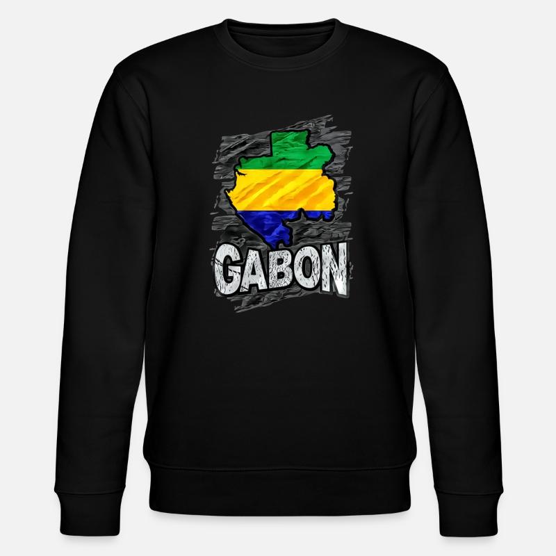 Gabon - Sweat bio CHANGER Stanley/Stella Unisexe - noir