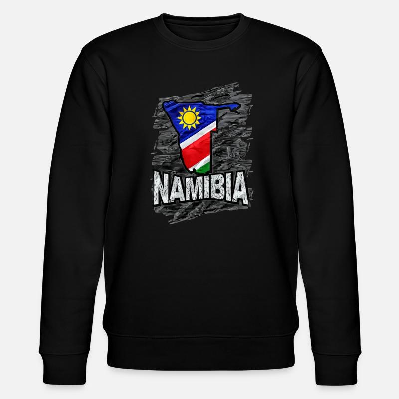Namibia - Stanley/Stella Unisex Bio-Sweatshirt CHANGER  - Schwarz