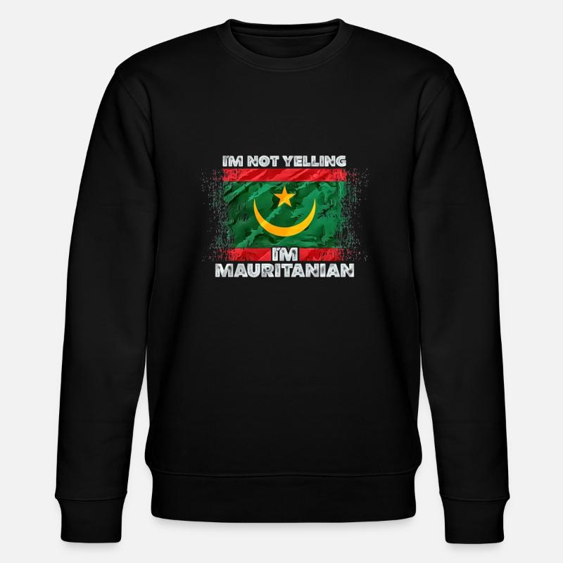 Mauritanie - Sweat bio CHANGER Stanley/Stella Unisexe - noir