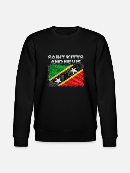 Saint-Kitts-et-Nevis - Sweat bio CHANGER Stanley/Stella Unisexe - noir
