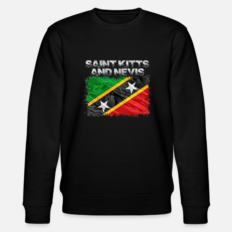 Saint Kitts and Nevis - Stanley/Stella CHANGER Unisex Organic Sweatshirt - black
